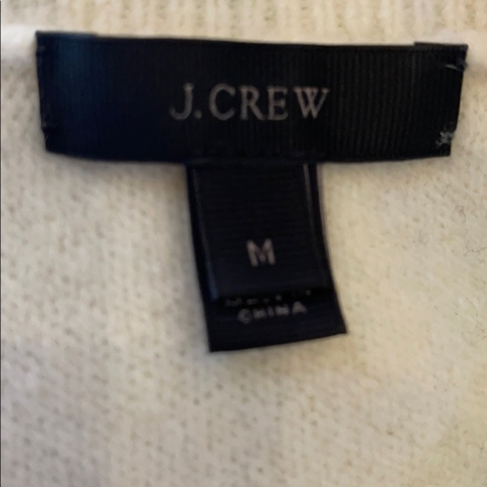 Jcrew ivory sweater with black bow - Picture 5 of 6
